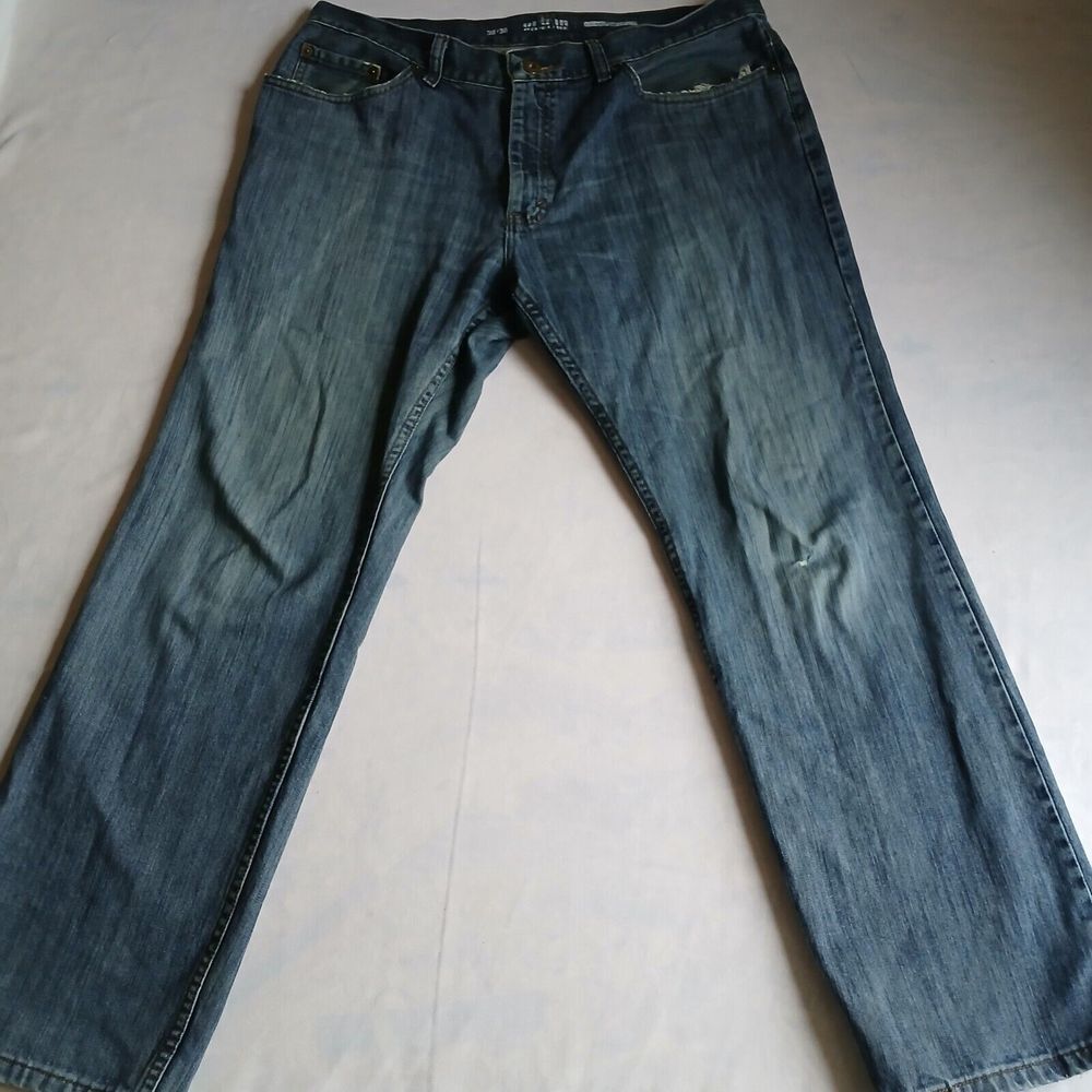 Urban Pipeline Jeans 36x30 Regular Fit Straight Whiskered Fade‎ 100% Cotton Y2k
